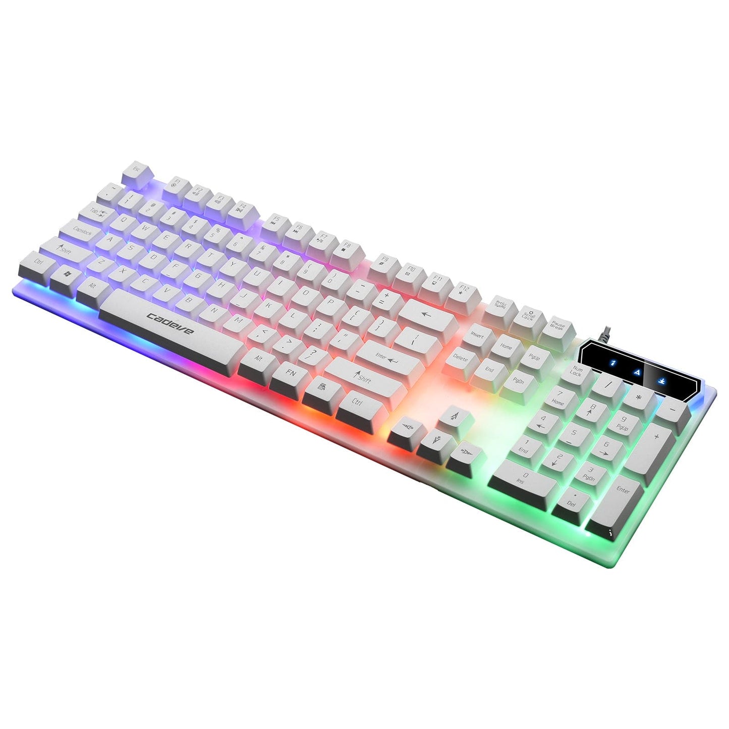 Colorful Backlit USB Wired Gaming Keyboard