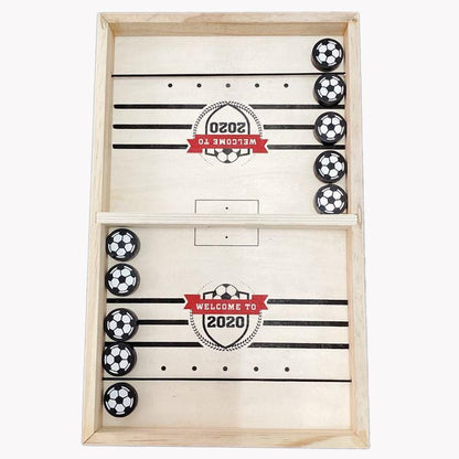 Fast Sling Puck Wooden Board Game