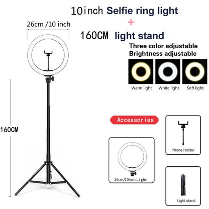 Selfie LED Ring Light Tripod