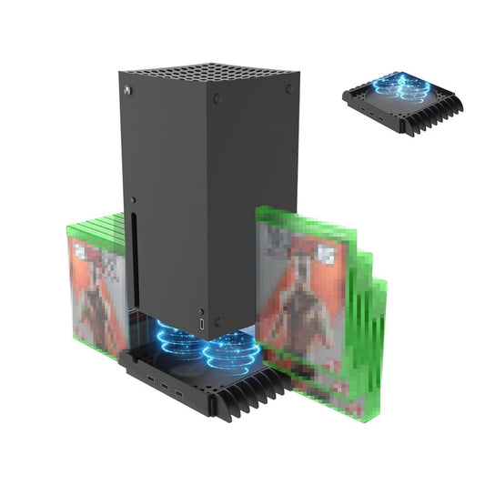 Cooling Base & Storage Rack For Xbox Series X