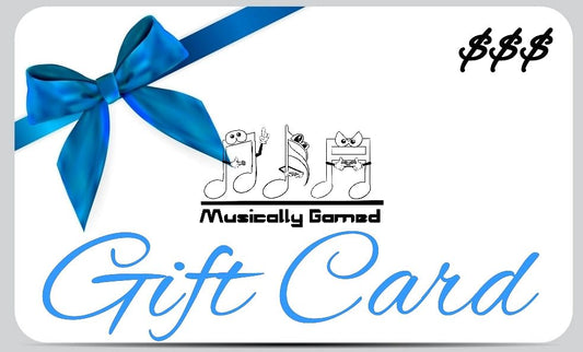 MusicallyGamed Gift Cards