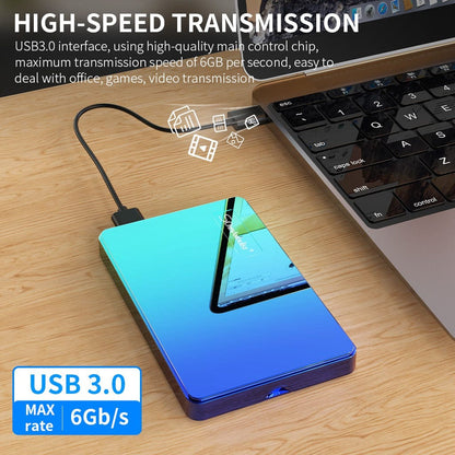 Colored ABS HDD External Hard Drive Storage Device 120GB-2TB